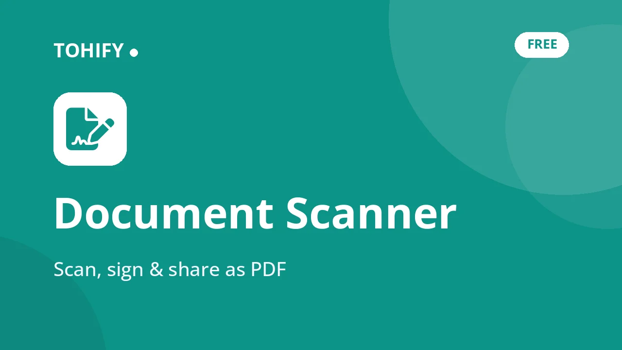 Scan, Sign & Share Documents Right From Your Phone