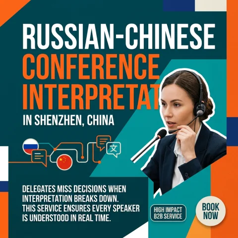 Russian-Chinese Conference Interpretation in Shenzhen, China