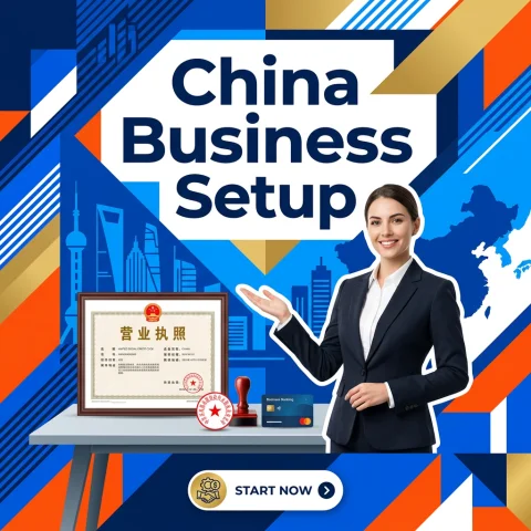 Company Registration in China, Business License, Seals & Bank Account Setup