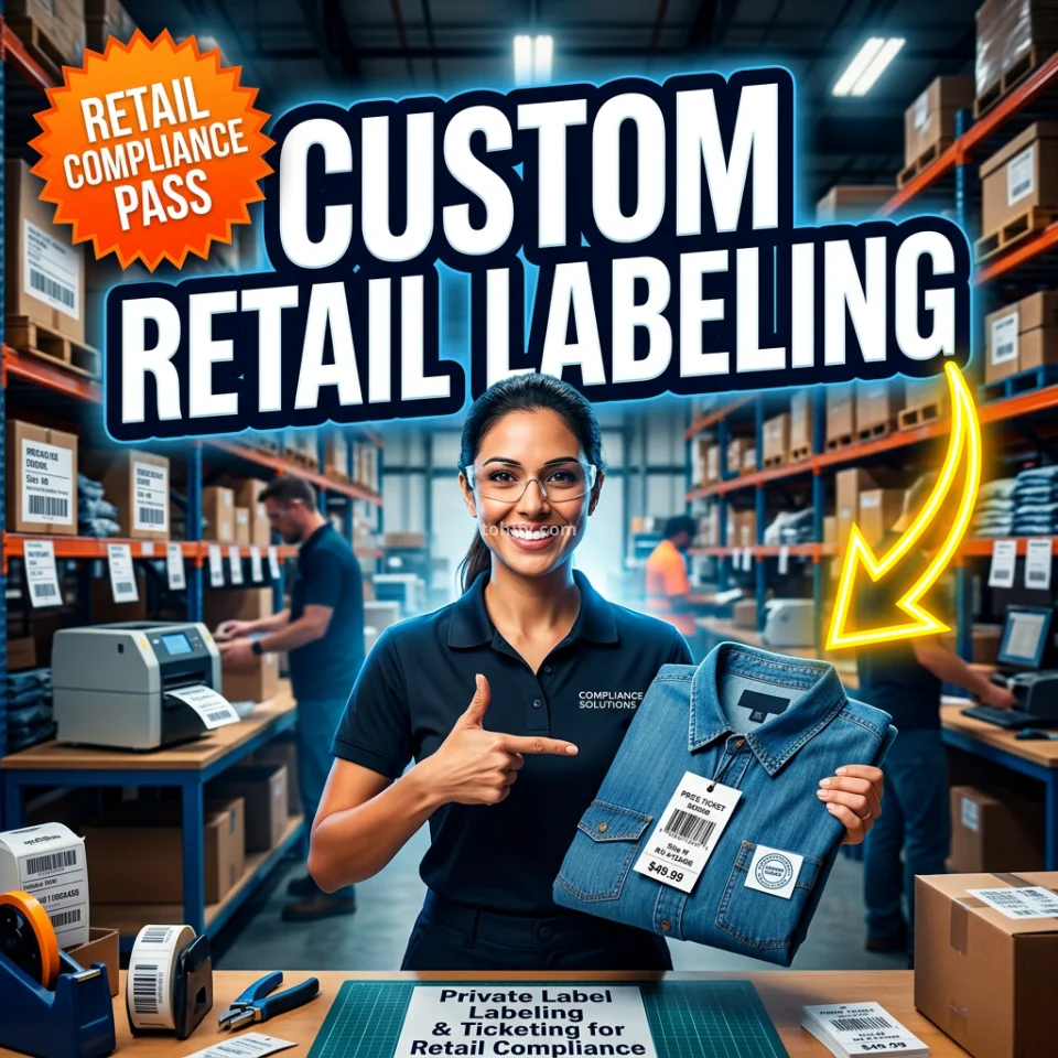 Private Label Labeling & Ticketing for Retail Compliance