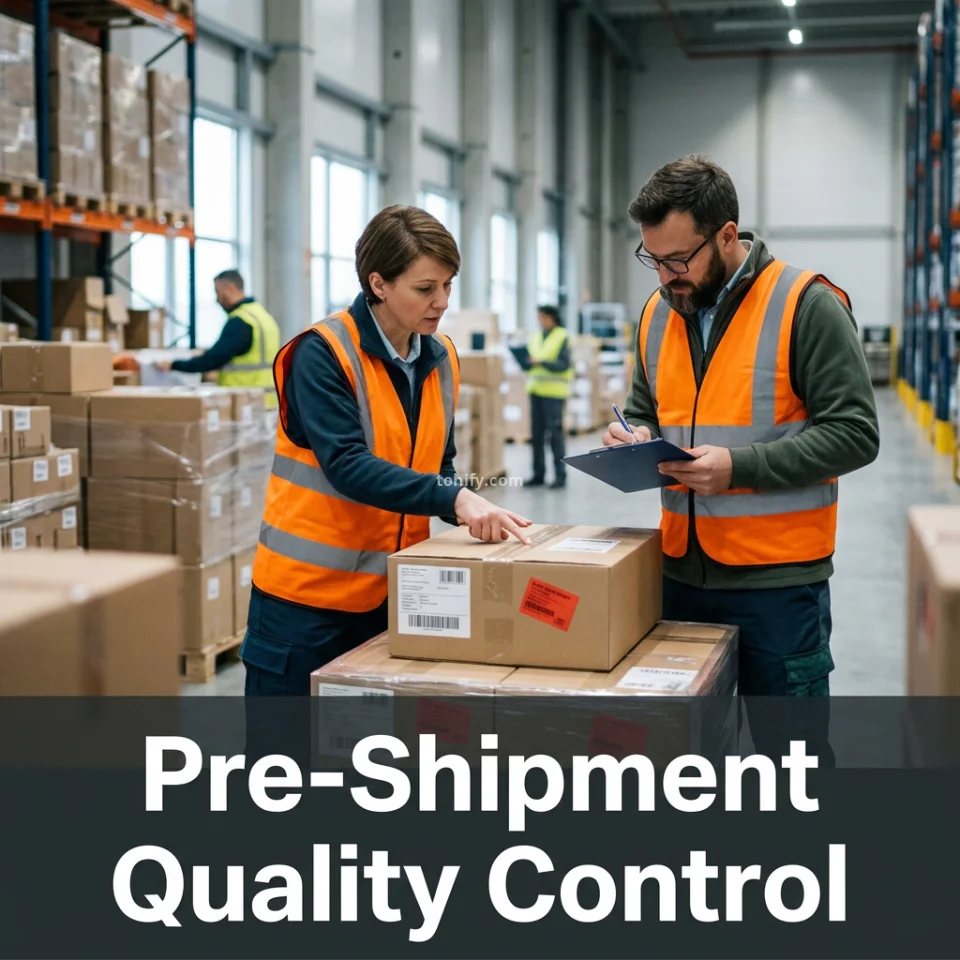 Pre-Shipment Quality Control Inspection for Warehouse Goods