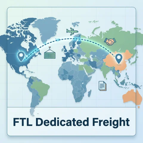 FTL Freight Shipping, Dedicated Full Truckload Carrier for Heavy Loads