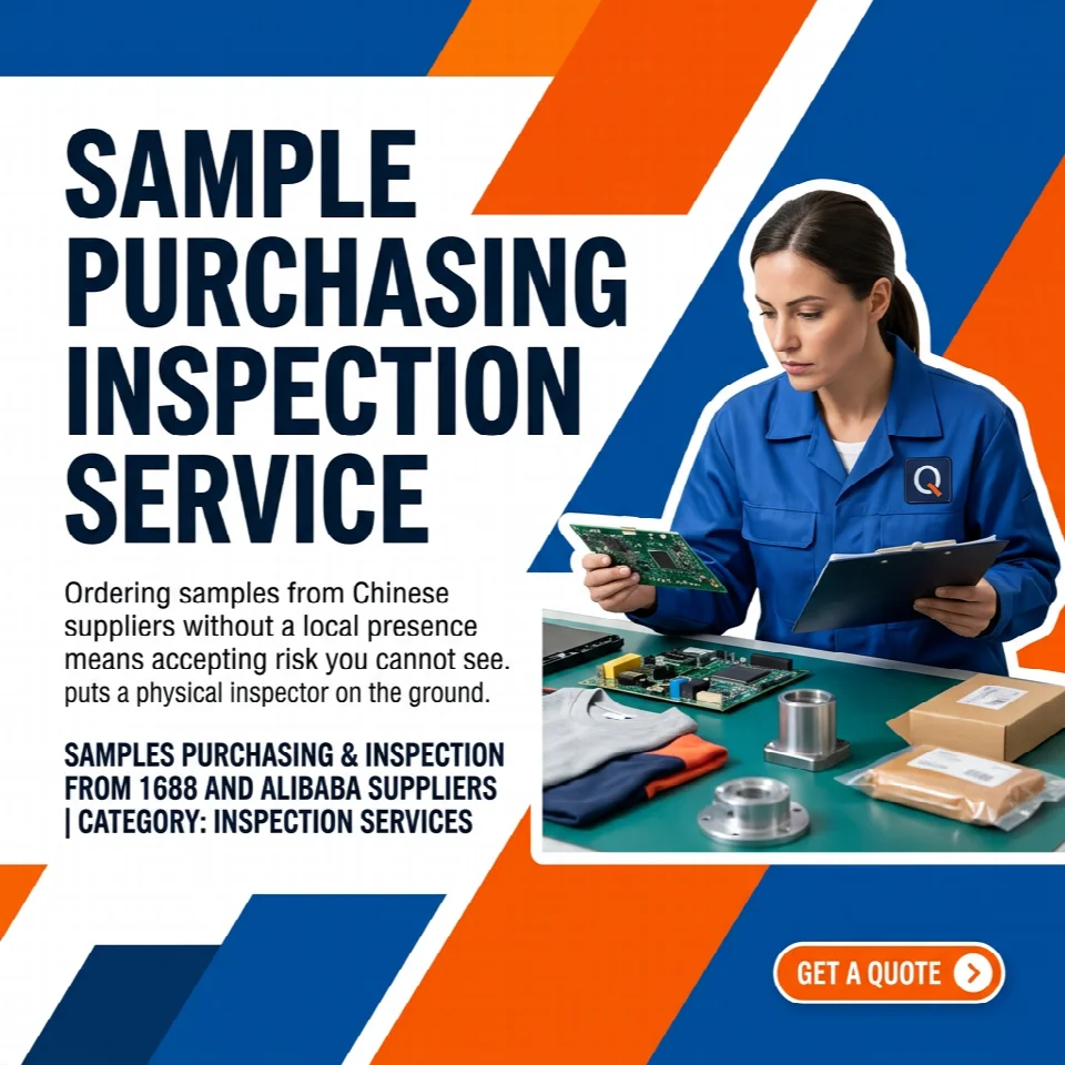 Sample Purchasing & Inspection from 1688 and Alibaba Suppliers